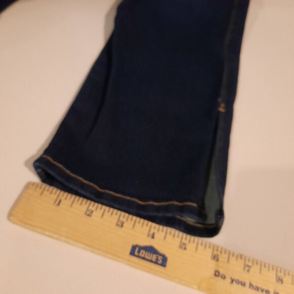 Frame Jeans Womens 25 Le Sylvie Slender Straight Ankle High Rise Side Split Hem - Picture 12 of 13